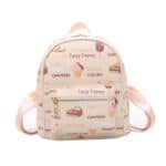Adorable Cupcake Pattern Cream White Backpack