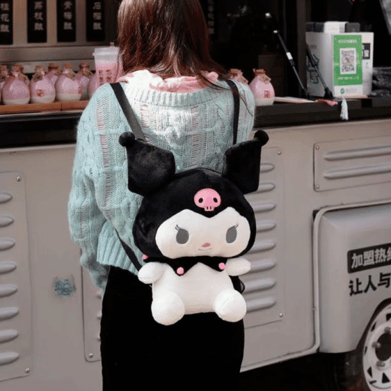 Cartoon Character Rabbit Kuromi Cute Backpack