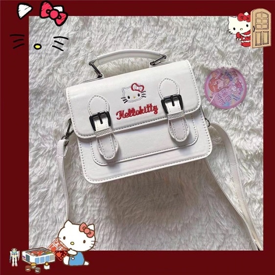 Charming Hello Kitty Square Style Ladies Handbag