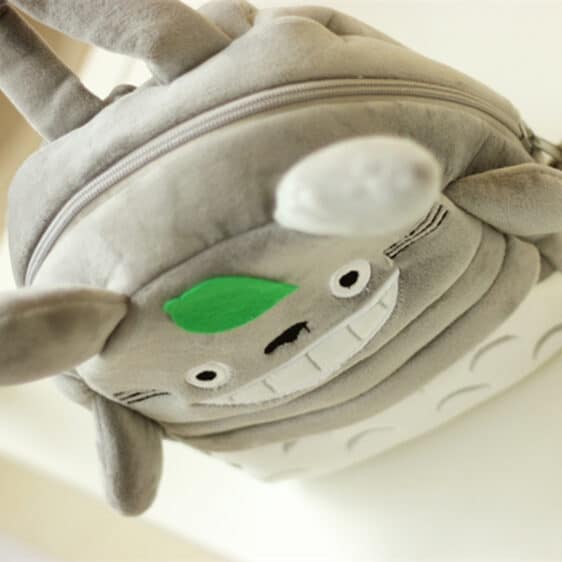 Cute Forest Spirit Totoro Anime Gray Backpack
