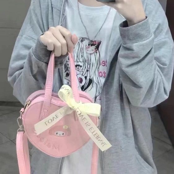 Cute My Melody Sanrio Character Pink Teen Handbag