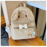 Cute Sanrio Character Puppy Brown Backpack