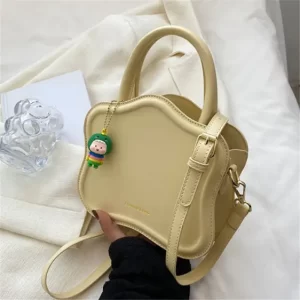 Cute Star-Shaped Yellow Candy Color Ladies Handbag