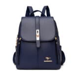 Gold Kangaroo Charming Navy Blue Backpack