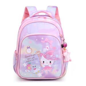 Kawaii Hello Kitty Witch Purple School Backpack