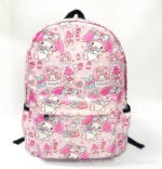 Kawaii My Melody Pattern Pink Girly Backpack