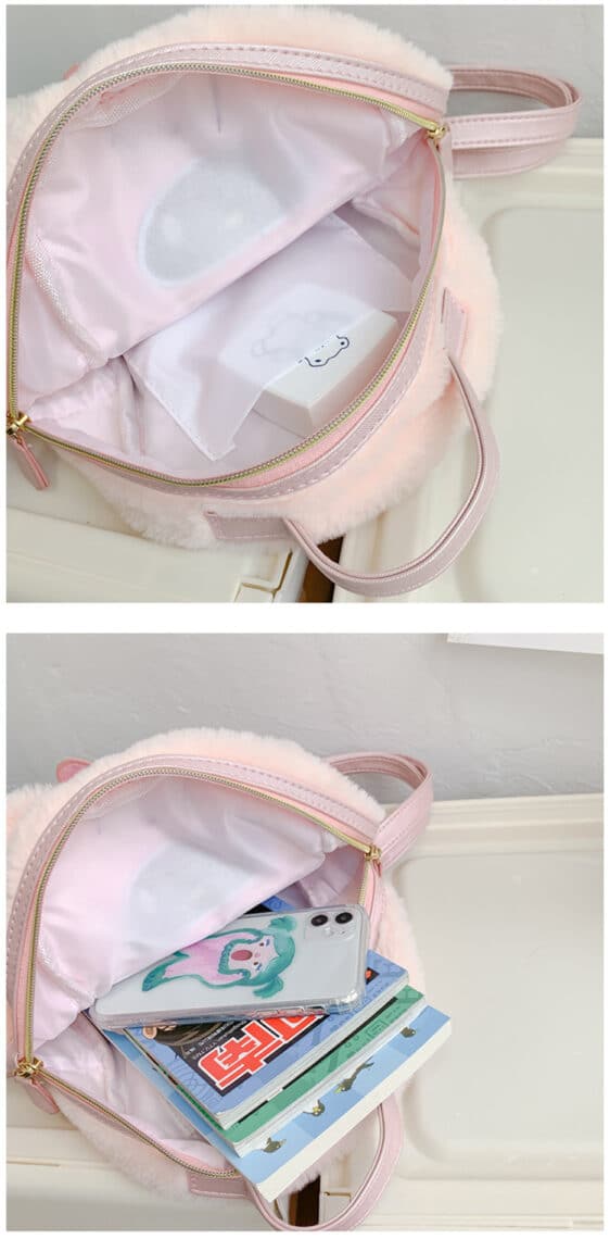 Kawaii My Melody Ribbon Pink Girly Backpack