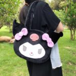 Kawaii My Melody's Rival Kuromi Plush Shoulder Bag