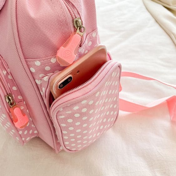 Kawaii Sweet Strawberry Pink School Backpack