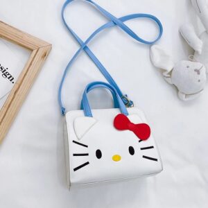 Kawaii White Hello Kitty Design Women's Handbag