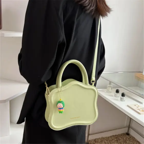Star-Shaped Green Candy Color Women's Shoulder Bag