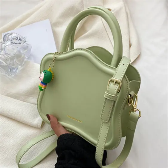 Star-Shaped Green Candy Color Women's Shoulder Bag