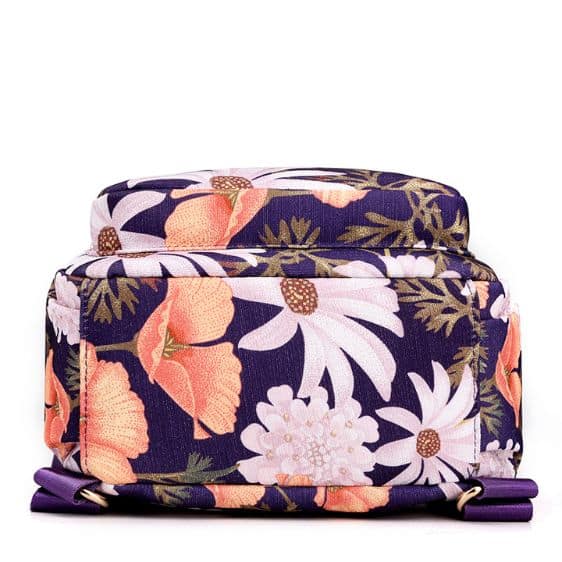Adorable Tulip Flower Purple Lady Backpack