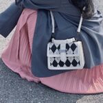 Charming Plaid Diamond Lattice Trendy Handbag