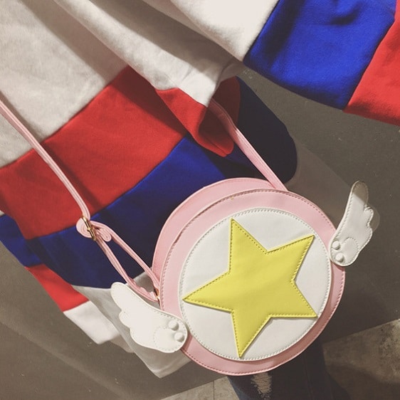 Cute Cardcaptor Sakura Star Wand Design Shoulder Bag