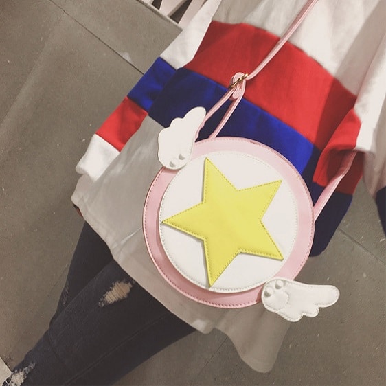 Cute Cardcaptor Sakura Star Wand Design Shoulder Bag