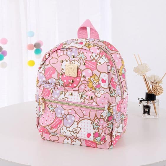 Cute Sanrio My Melody Pink Girly Backpack