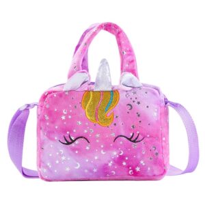 Cute Unicorn Starry Design Girly Shoulder Bag