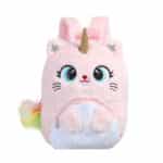 Cute Unicorn With Whiskers Light Pink Backpack