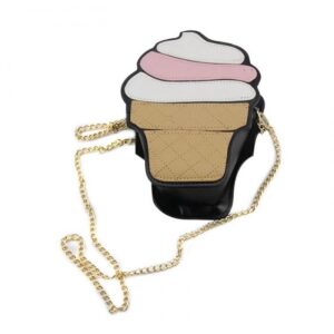 Ice Cream Cone Lovely Teen Chain Shoulder Bag