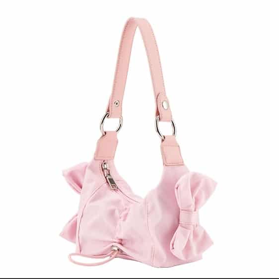 Kawaii Bow Design Butterfly Chain Teen Shoulder Bag