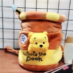 Kawaii Disney Winnie The Pooh Brown Backpack