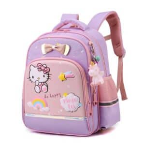 Kawaii Hello Kitty Star Rainbow Purple Backpack