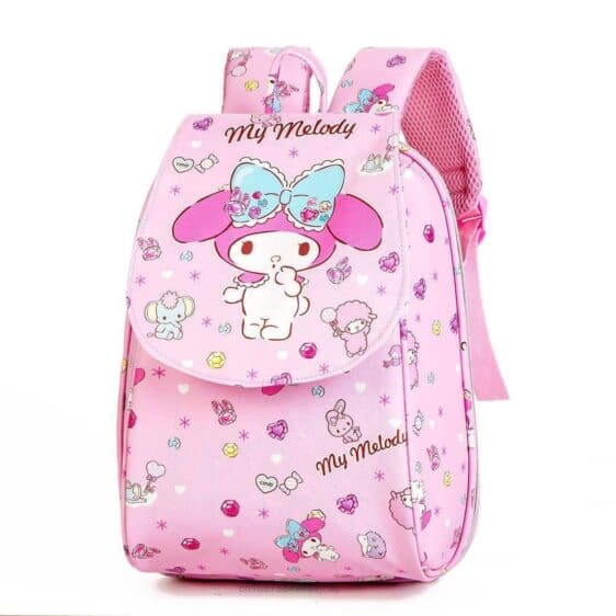 Kawaii My Melody Character Pink Backpack