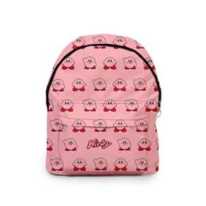 Lovely Kirby Pattern Pink Girly Backpack