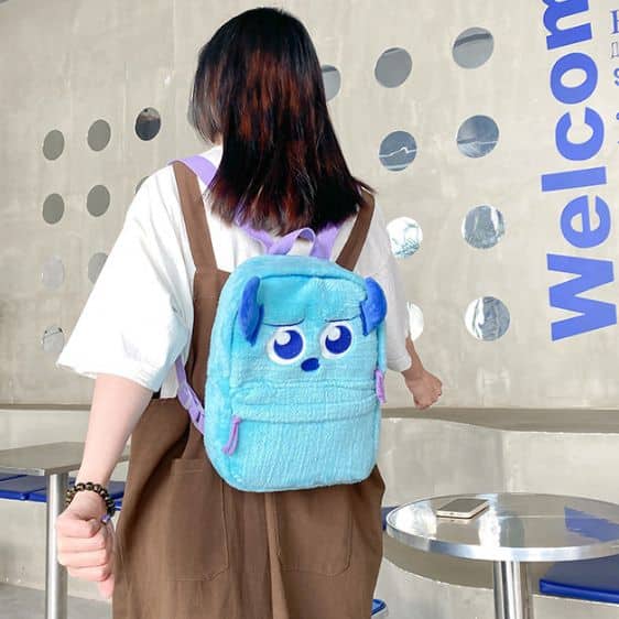 Adorable Pixar Monsters Inc Blue Backpack