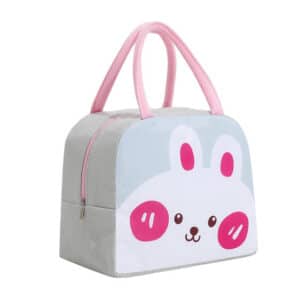Adorable Rabbit Face Design Girly Lunch Tote