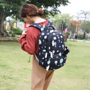 Cute Hot Air Balloon Pattern Girl Backpack