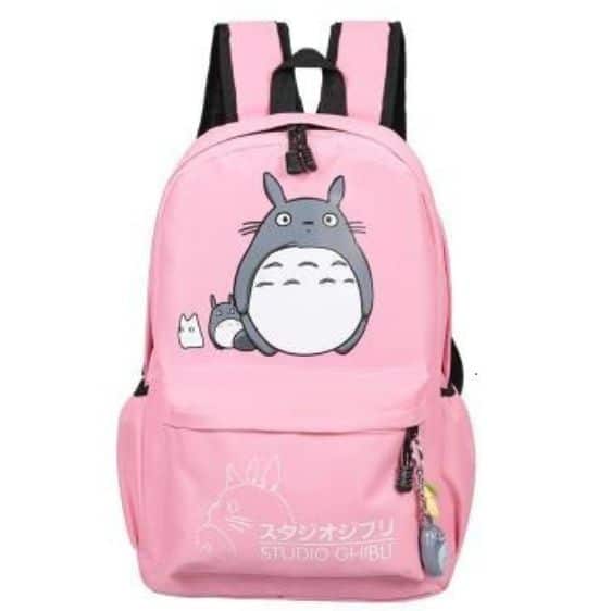 Cute My Neighbor Totoro Pink School Backpack