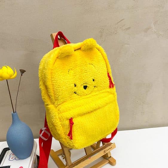 Cute Winnie The Pooh Design Yellow Backpack