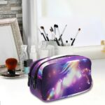 Girly Stellar Unicorn Astral Violet Makeup Bag