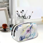 Girly Unicorn Canvas Painting Art Makeup Pouch