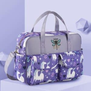 Kawaii Magic Unicorn Art Purple Changing Bag