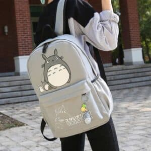 Kawaii Studio Ghibli Totoro Gray Backpack
