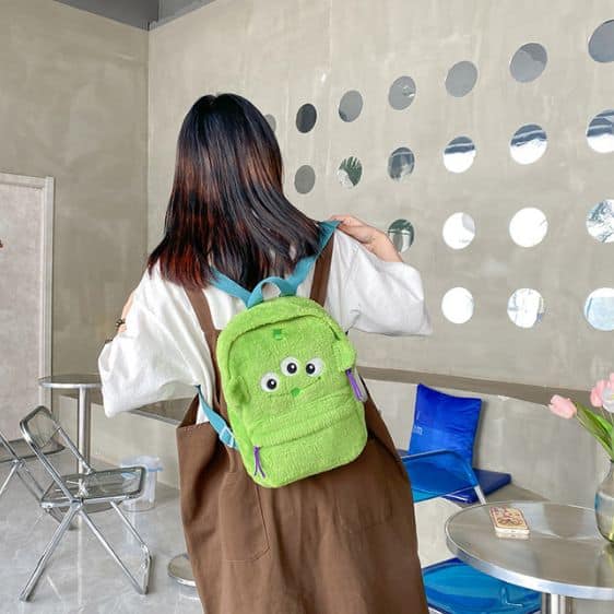 Kawaii Toy Story Little Green Men Backpack