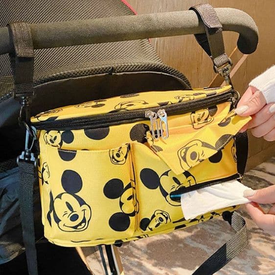 Adorable Disney's Mickey Mouse Yellow Nappy Bag