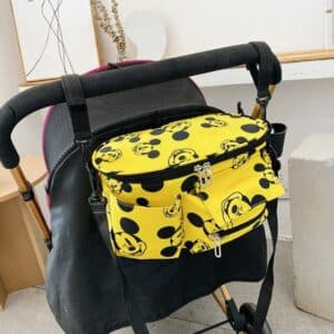 Adorable Disney's Mickey Mouse Yellow Nappy Bag