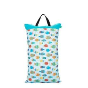 Adorable Fish Pattern Design Blue Baby Bag