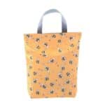 Adorable Insect Bee Art Pattern Yellow Diaper Bag