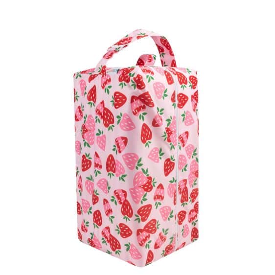 Adorable Strawberry Design Light-Pink Baby Bag