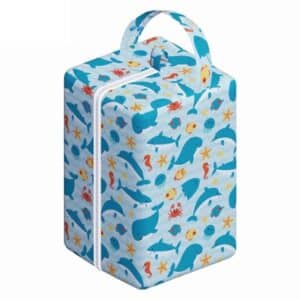 Cute Dolphin Sea Animals Art Light-Blue Changing Bag