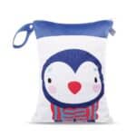 Kawaii Cartoon Penguin Design Blue Changing Bag