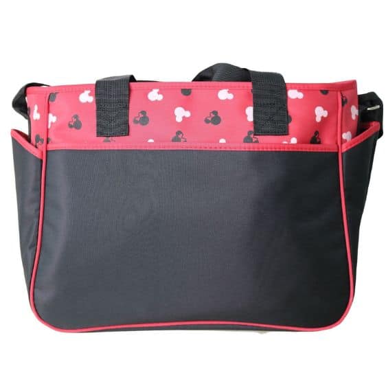 Lovely Minnie Mouse Head Ribbon Black Red Baby Bag