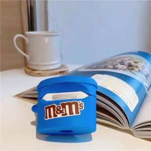 Charming 3D M&M Chocolate Blue AirPods Cover