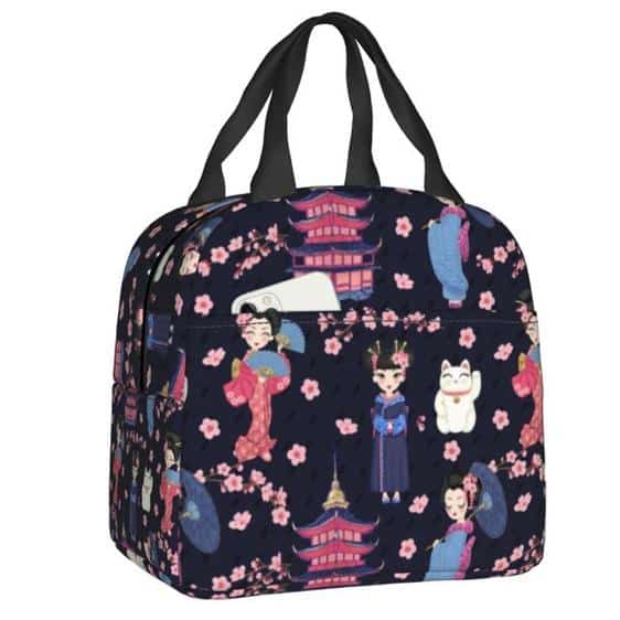Adorable Chinese Tradition And Scenery Bento Bag