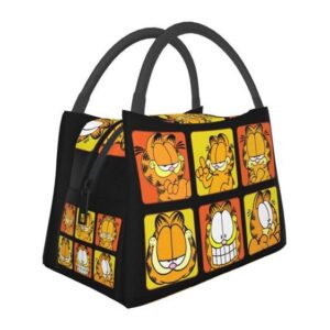 Adorable Garfield Comical Panel Art Lunch Basket